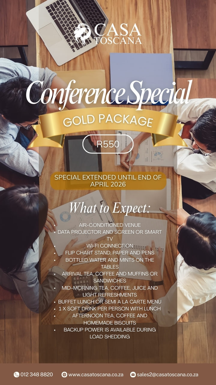 Conferences Gold Package 2026 Promo