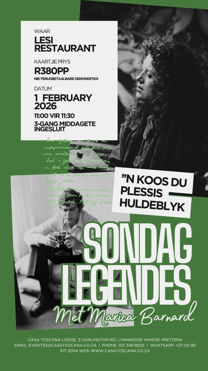 Sondag Legendes met Marica Barnard - Koos du Plessis